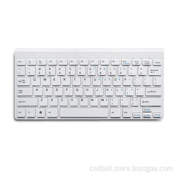 Standard Classic White Wireless Keyboard for iPad Accessories, Available in Normal Size